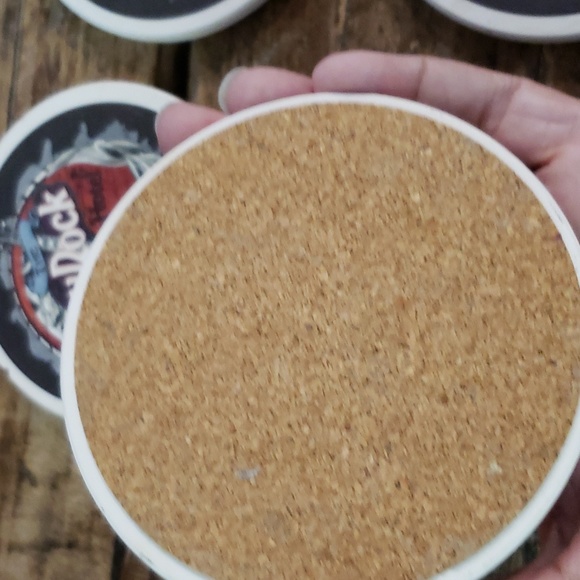 The Hard Rock Hotel Tulsa coasters, set of 4 - Picture 3 of 4